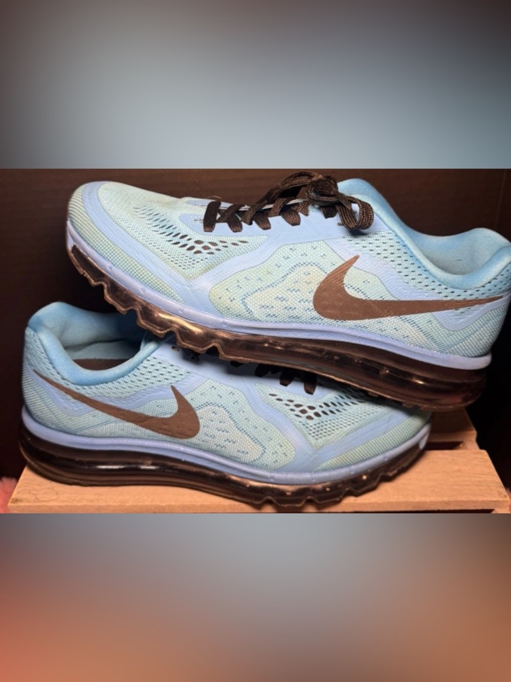 Nike Air Max 2014 Vivid Blue Mens Size 10